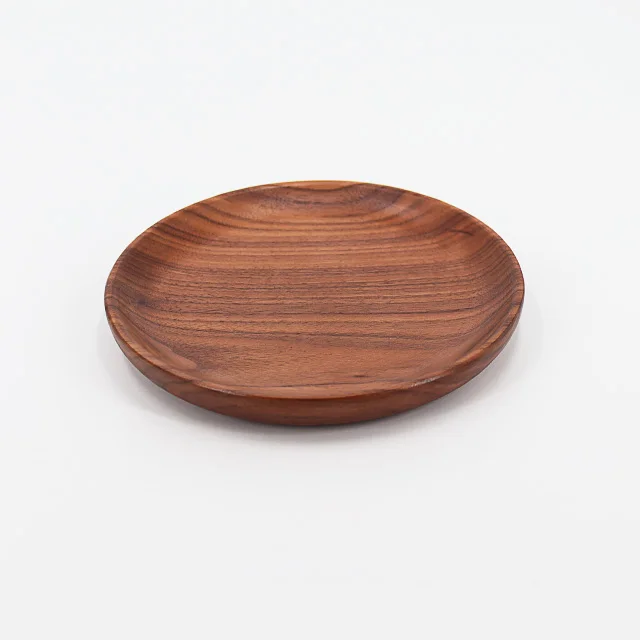 Vietnam Japanese Style Cheap Restaurant Sushi Dish Plates Bamboo Wooden Kitchen Kids Dinner Plates Sets