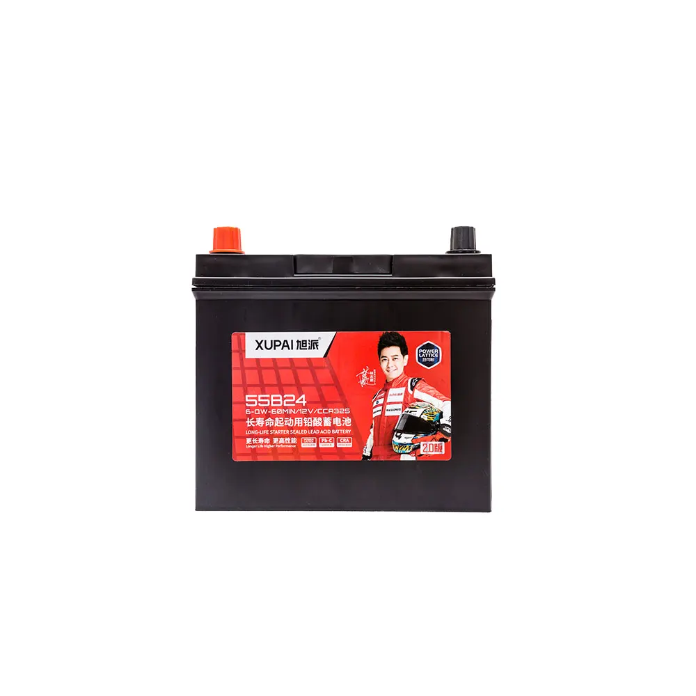 XUPAI 6-QW-60MIN/55B24R/L 12V45AH for HONDA CRV auto batteries