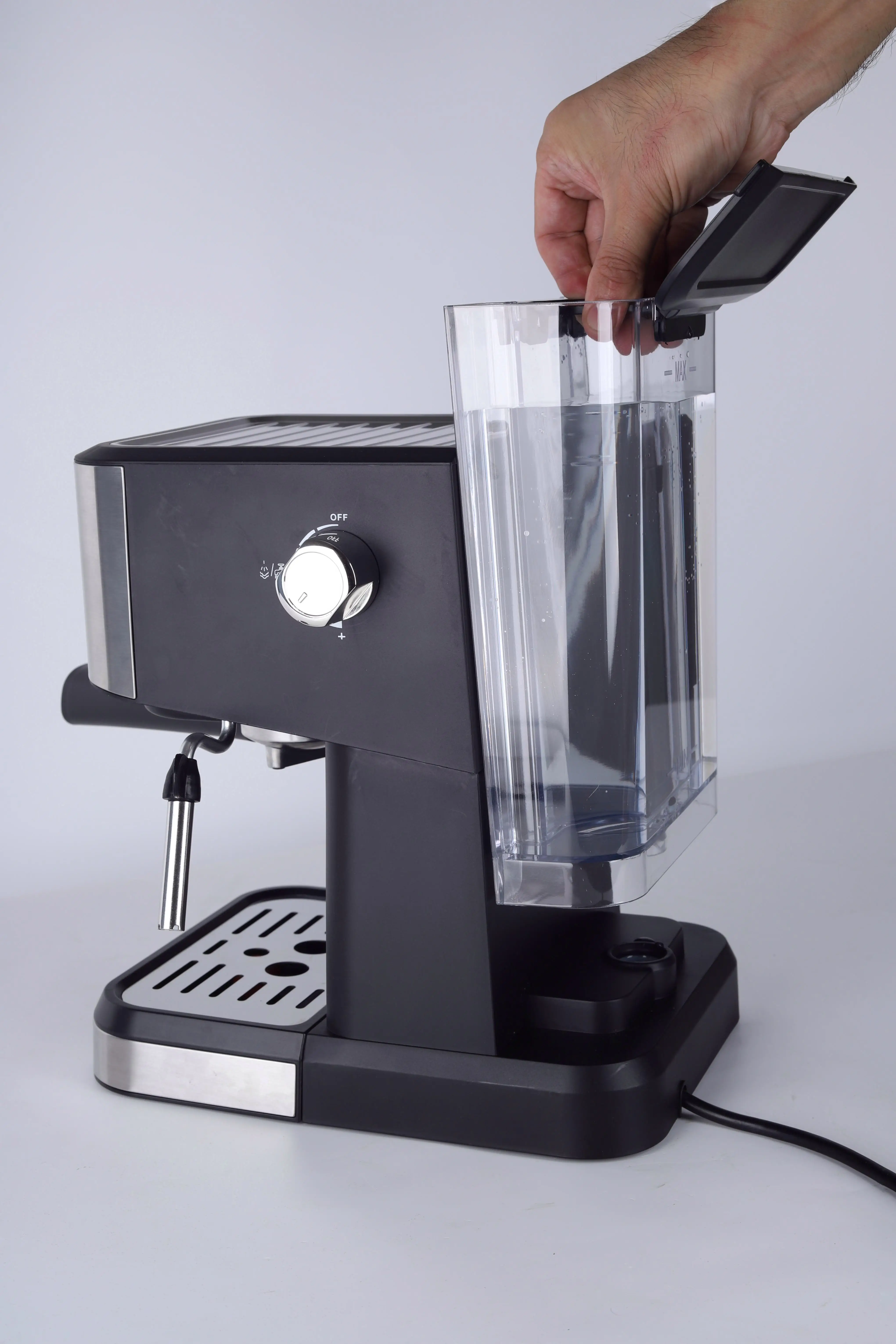 Профессиональная кофемашина cafetera espresso с сенсорным экраном 15 бар коммерческая Кофеварка из нержавеющей стали паром молока