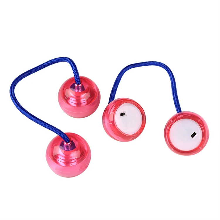 Factory Direct Sales Led Finger Yoyo Ball Decompression Light-Emitting Toys Anti Stress Novelty Toys