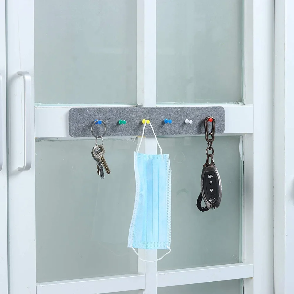 
New product self-adhesive felt bulletin board bar strip pin board for kids room 