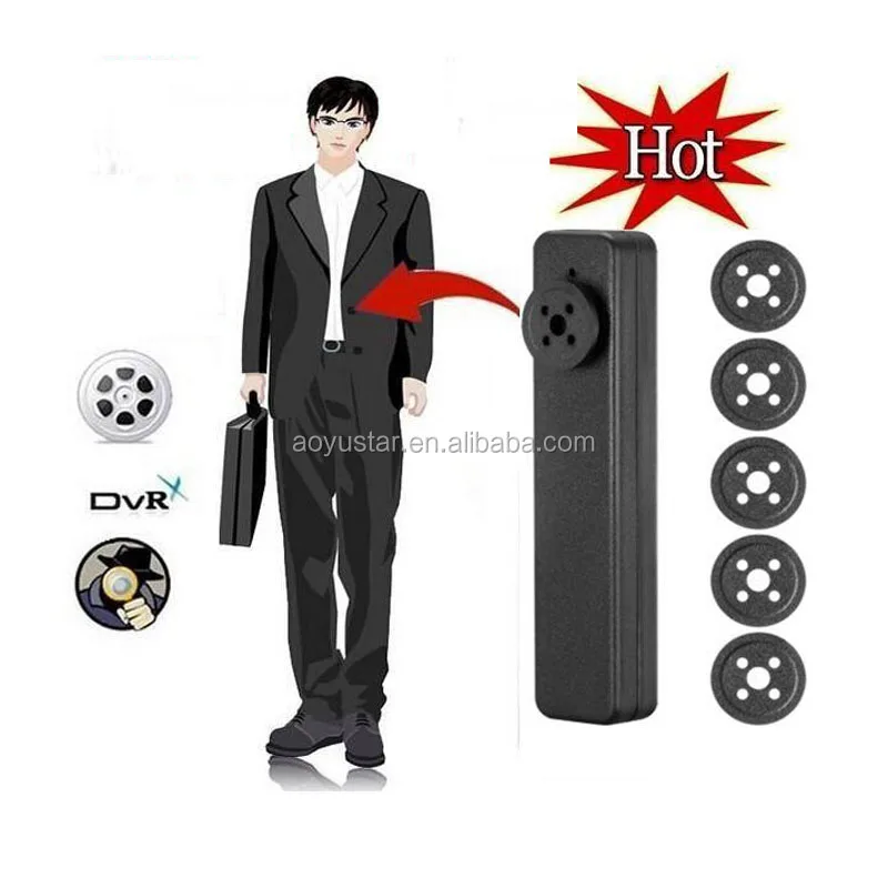 Factory Price Full Hd  1080P Mini Button Hidden Audio Video Recording Spy Gadgets Button Lens Hidden Camera WITH 16GB