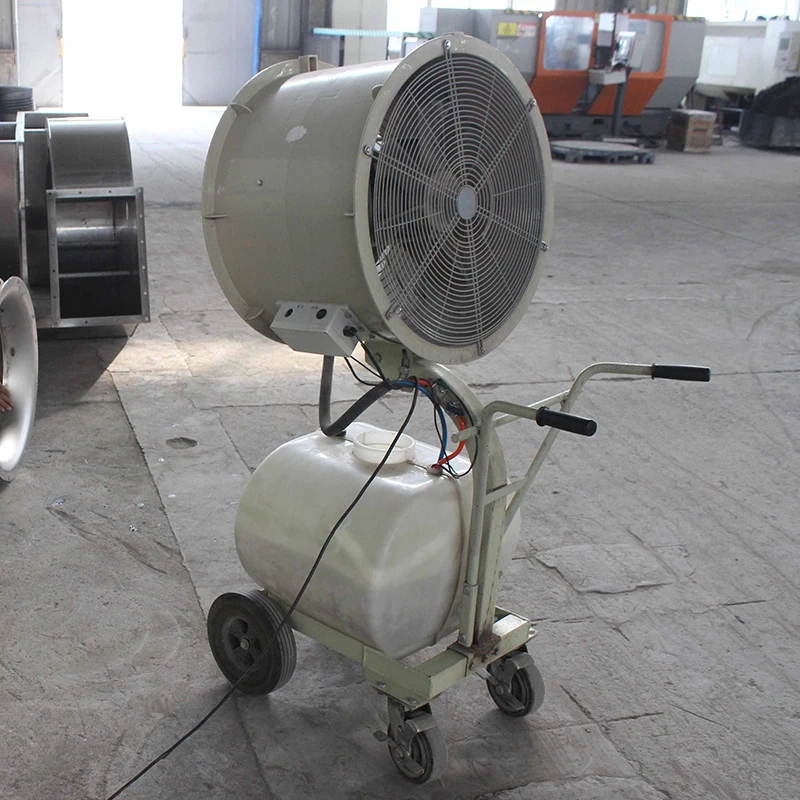 Factory Price Stainless Steel 560mm Water Spray Industry Fan Outdoor Cooling Mist Fan Centrifugal Humidifier