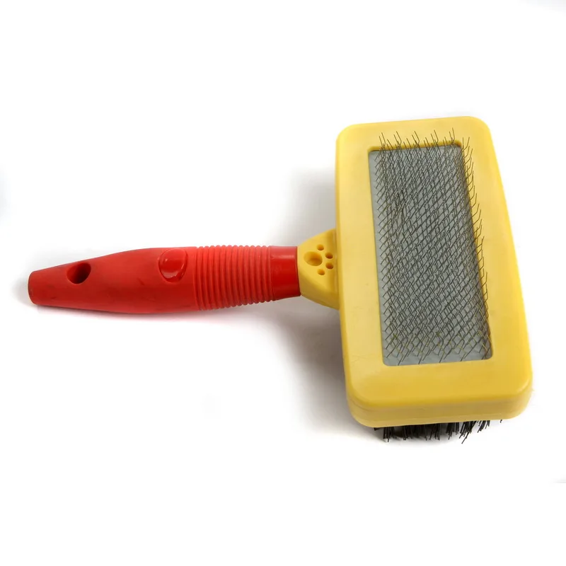 Pet Hair Grooming Tool Double Sided Massage Deshedding Dematting Pin And Bristle Brush Comb For All Breeds Dogs Cats