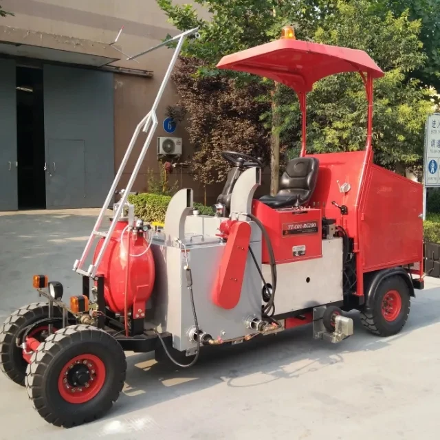 Большая термопластичная машина для Разметки Дорог для продажи, Самоходная машина для Разметки Дорог de marquage routier