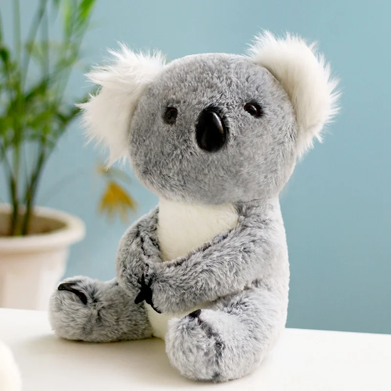 Adorable Mother and Baby Grey Plush Toy Koala High Quality Stuffed Mini Koala Bear Plush Soft Toys For Sale