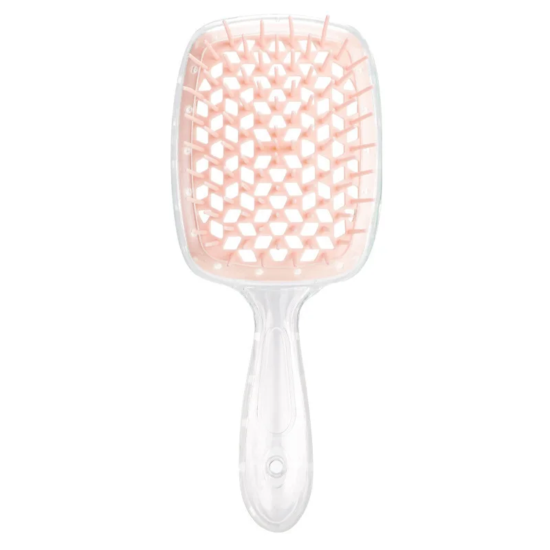 High Quality Plastic Grid Hairdressing Comb Colorful Cushion Comb With Smooth Teeth for Gentle Scalp Massage and Detangling