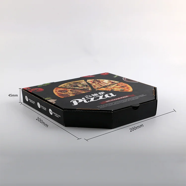 2024 NEW Custom pizza box reusable 33 35 CM 7/9/12 Inch corrugated paper pizza packing Delivery box With Your Own Logo