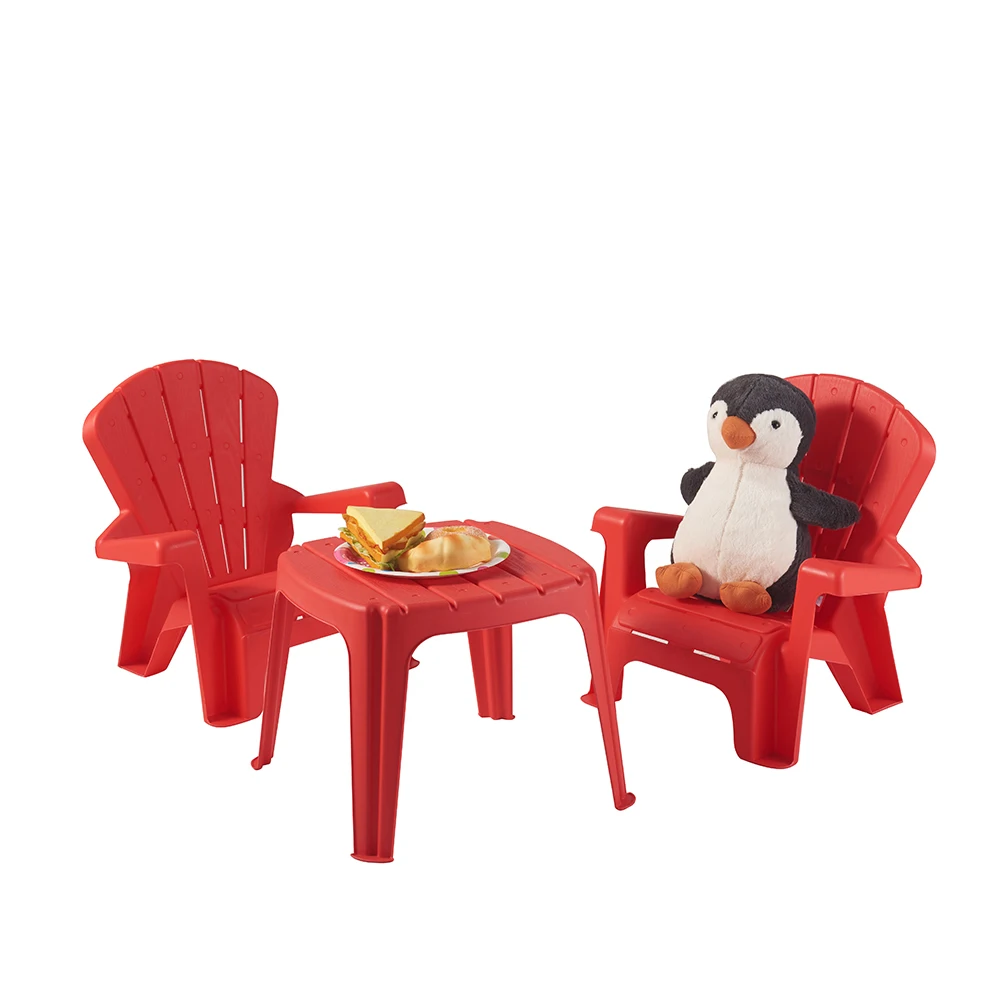 MDF kids children plastic camping chairs table and chairs for children