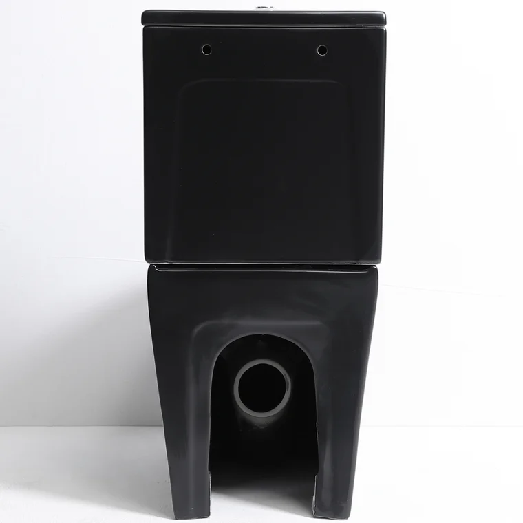 Bathroom two-piece standing WC Rimless design toilet set with Watermark certificate