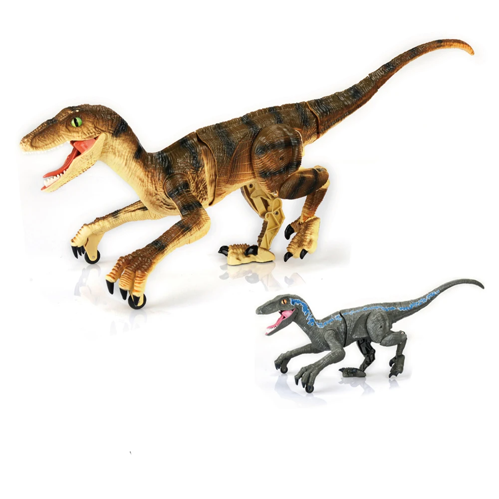 HPD LED Infrared Induction Remote Control Dinosaur Animals Toys Realistic T-Rex Battle Dino Dinosaur Toy with Glowing Eyes