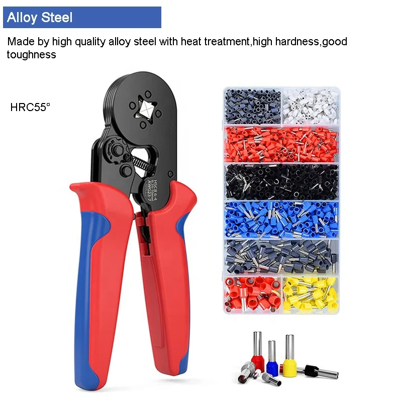 HSC8 6-4A  ratchet wire crimper wire crimp tool  terminal crimping tool kit hand ferrule crimping pliers wire crimping tool set