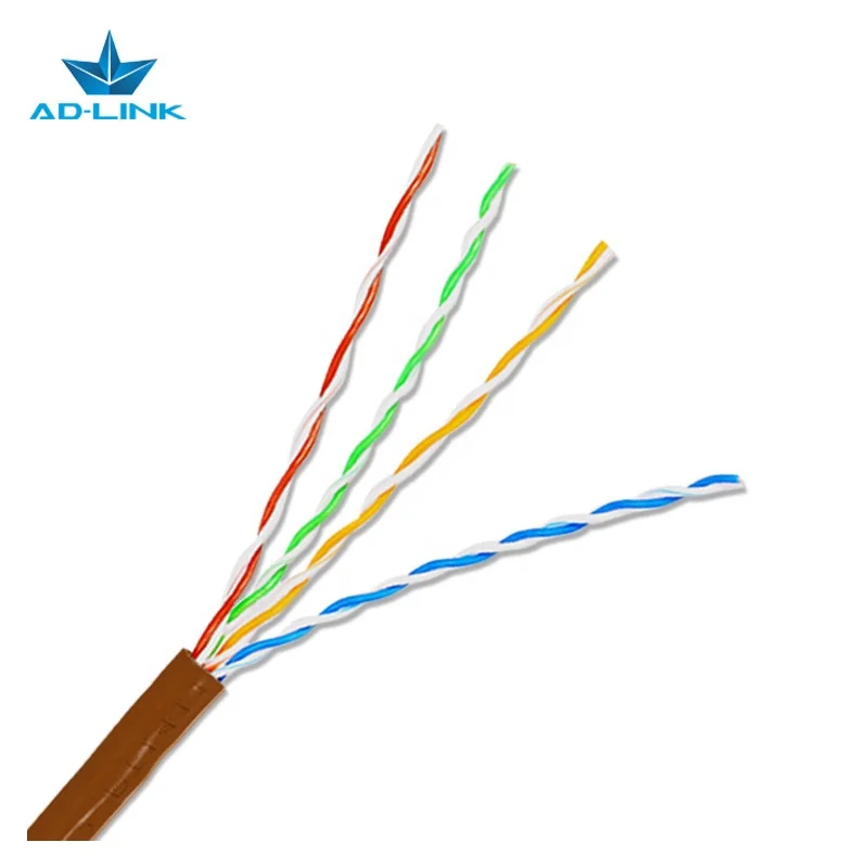Lan cable cat4 cat5e 4pr stranded solid cable interior network cable 100m 305m