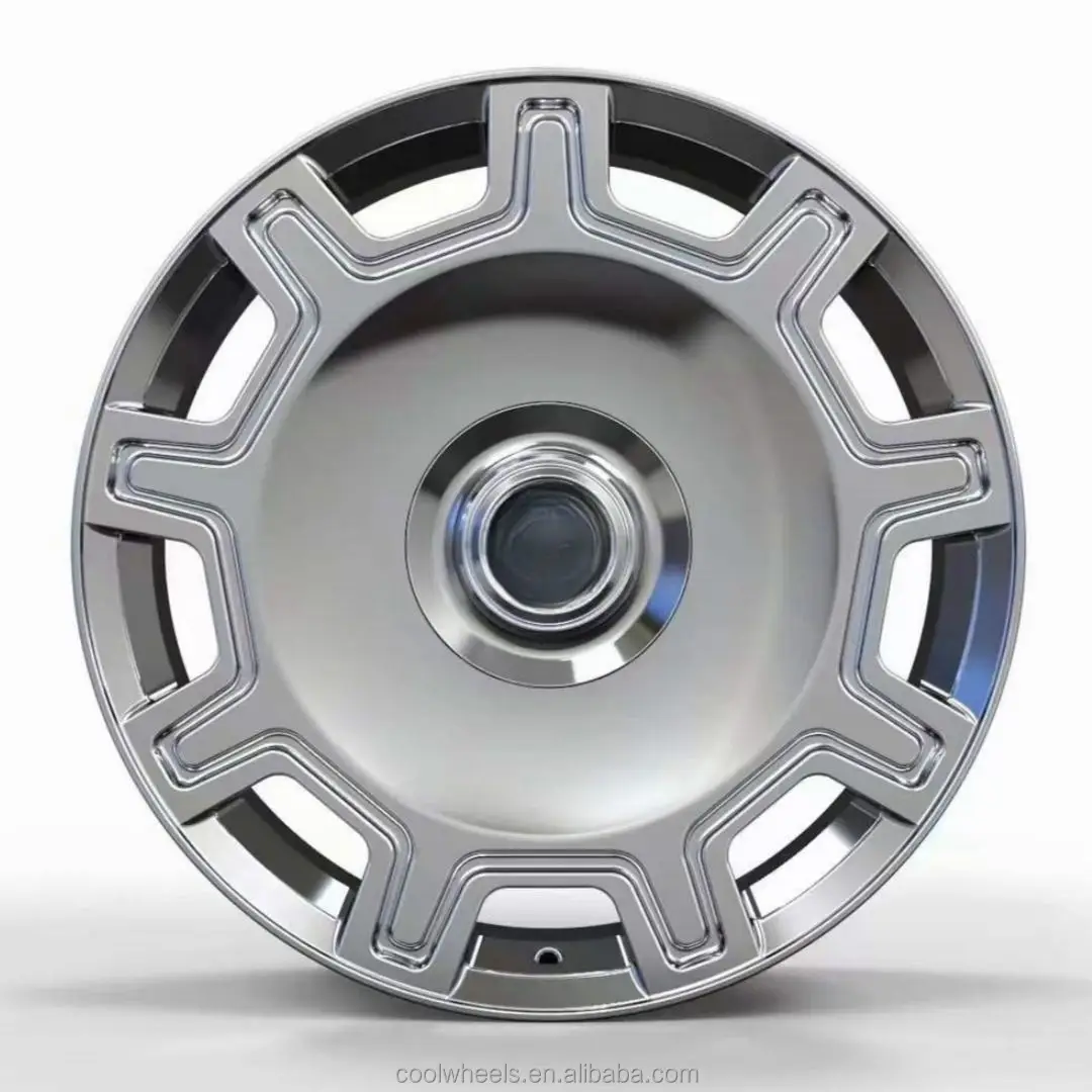Bku forged 5x112 wheels 19 20 21 22 24 inch rims Polished custom alloy passenger car wheels for mercedes w222 w223 maybach s63 s