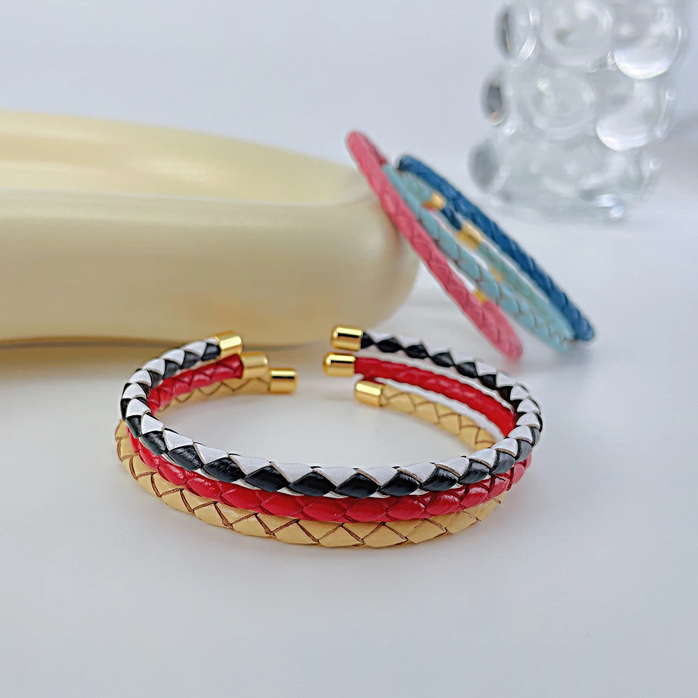 Fashion Red Thread String Bracelet Handmade Rope Line Pendant Charms for Diy Jewelry Making Stainless Steel Jewelry