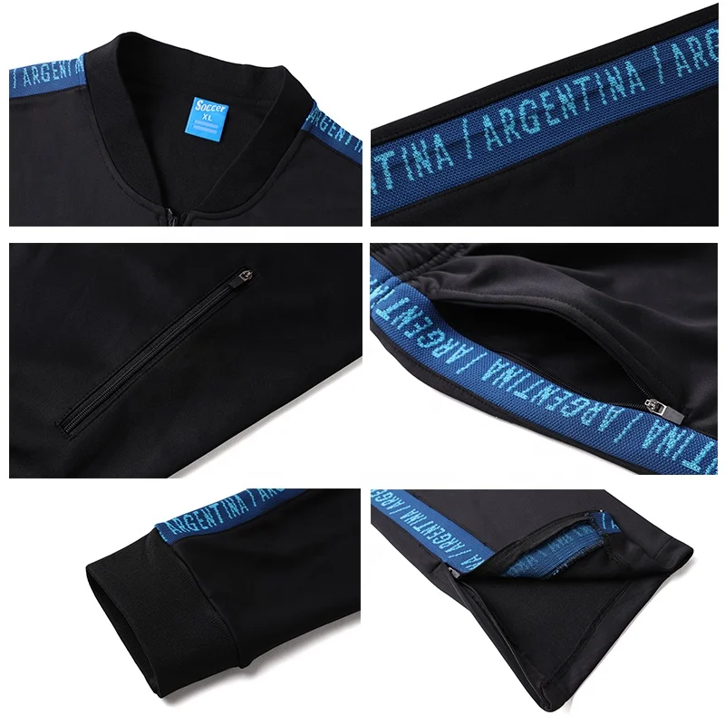 Men Tracksuit Set Autumn Spring Sportswear Zipper 2 Piece Sets Sweat Suit Sporting Fitness