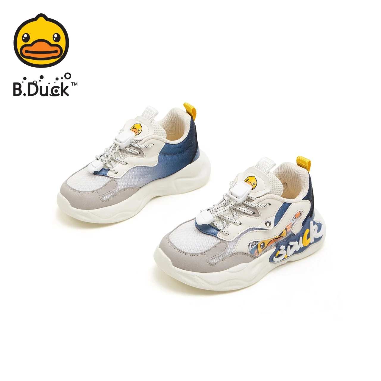 B.Duck Classic Kids Sneakers Anti-Slippery Running Shoes