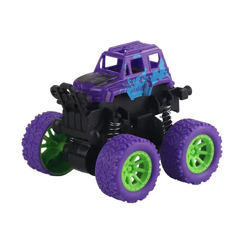 Four Wheel 360 Degree Flipping Inertia Friction Power Rotation Inertial Driving Stunt Car Boy Diecast Off-road Vehicles Toy