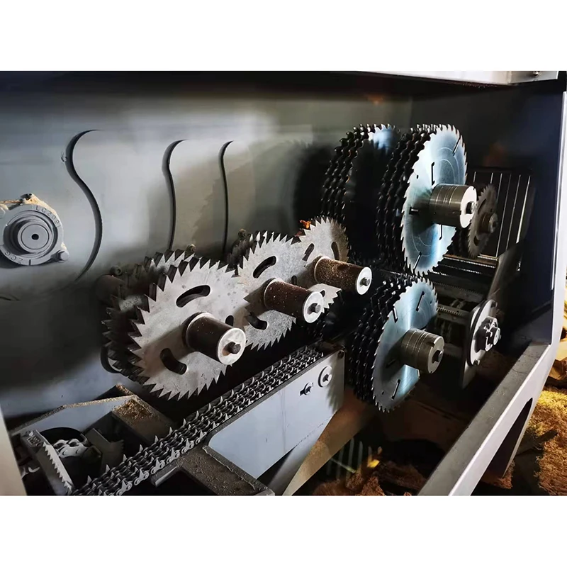 Cut Off Saw Machine Automatic  Wood Gang Rip Saw Machine Multi Blade Saw Machine