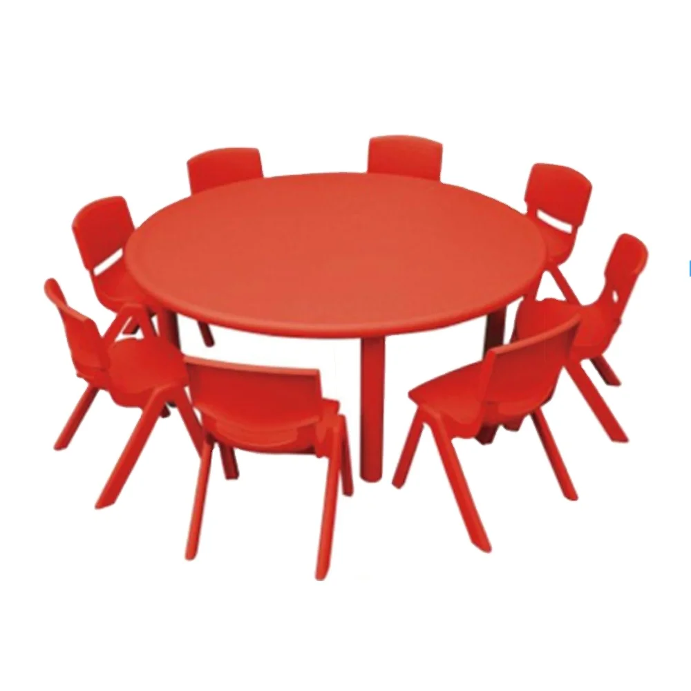 YL6102 Wholesale kindergarten square table and chair , plastic children desktop and chairs