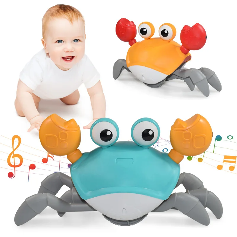New Hot Baby Crawling Crab Crawling Crab Baby Toys Electric Sensor Crab