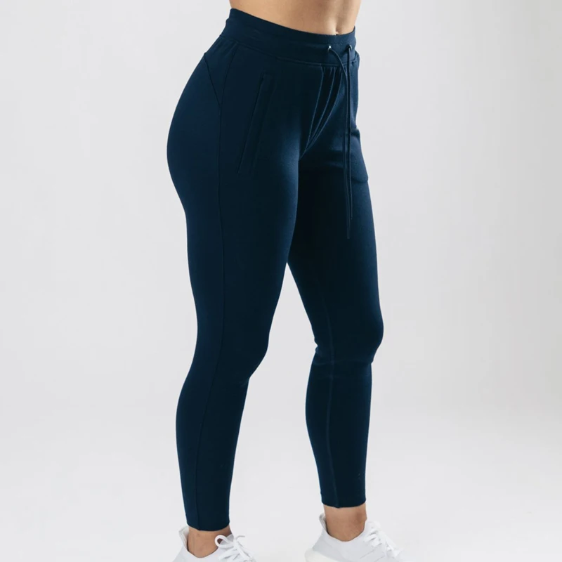 Knitting Spring joggers women fashion pants Tights Custom Print Logo jogging pants women