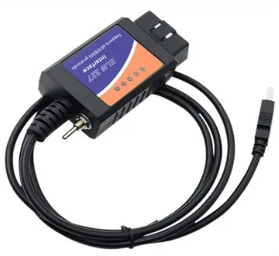 KINGBOLEN ELM327 USB V1.5 OBD2 Диагностика неисправностей автомобиля и проверочный кабель тестер