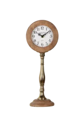 Factory Price Original Home Decor desktop stand Clocks Quartz Clock round Table Clock