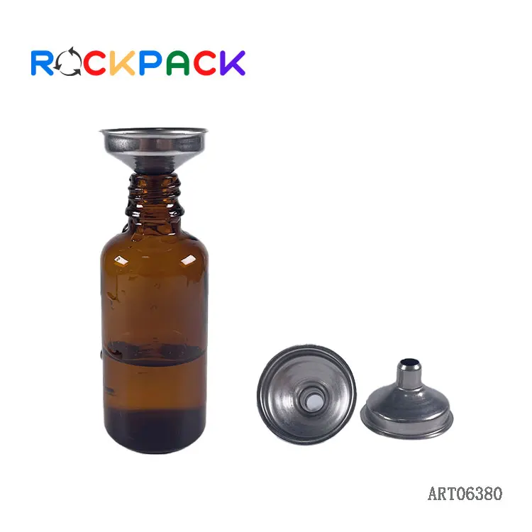 Multifunctional Stainless Steel 304 Oil Water Spices Wine Flask bottle MINI Funnel For Home Kitchen