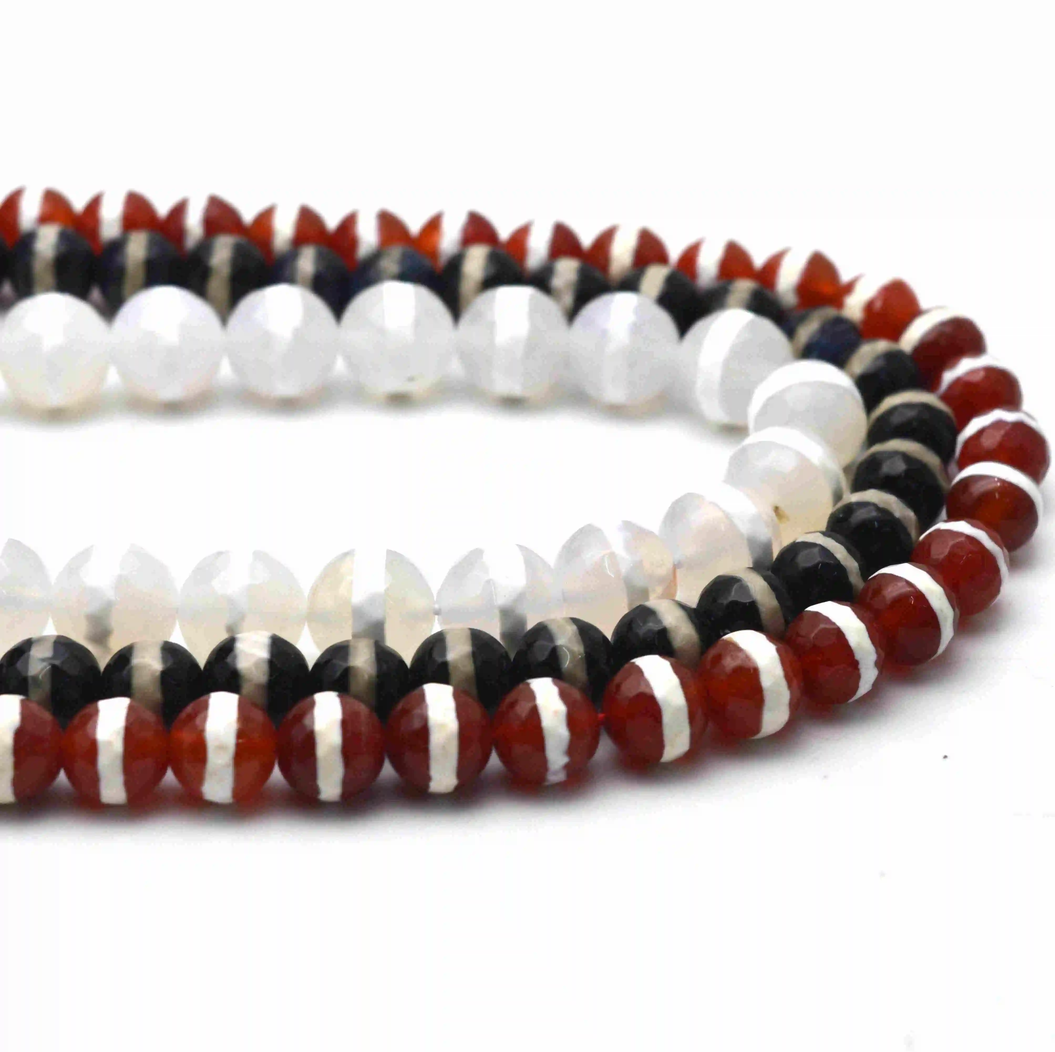 Заводские тибетские древние бусины Dzi, натуральный Свободный агат, драгоценные камни, бусины 8 мм 10 мм, гладкие для изготовления ювелирных изделий по низкой цене