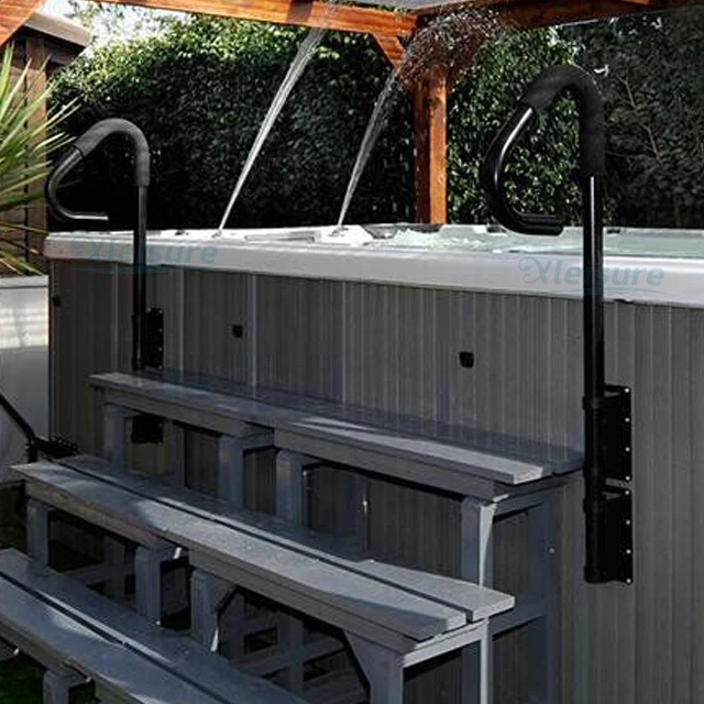 2020 алюминиевые боковые аксессуары для спа-салона установка для шкафа черная безопасная поручня для горячей ванны