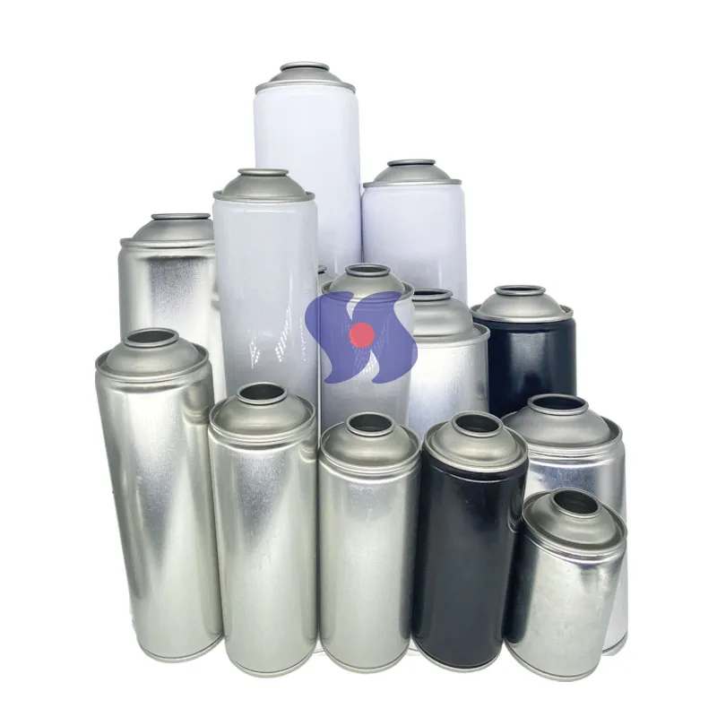 Wholesale Customized Size Printing Empty Aerosol Can Paint Spray Can butane gas canister and gas can