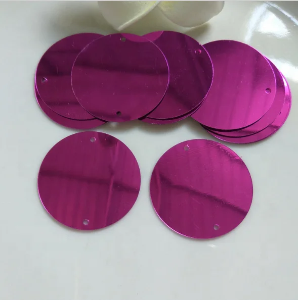 
50mm flat round sequins loose sequins 