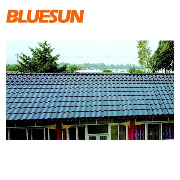 Bluesun new stylish roof tiles solar for Europe USA market residential solar system home 3kw 5kw