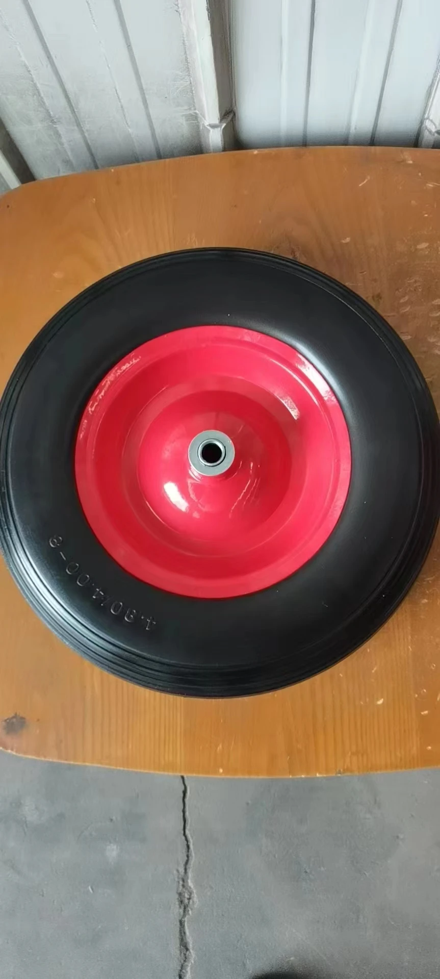 Factory outlet quality pneumatic rubber tyre plastic rim 10 inch 3.00-4 air rubber hand cart wheel