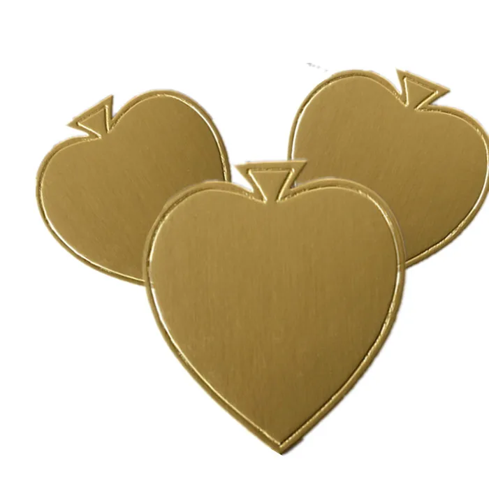
2021 100 штук доски для торта в форме сердца Доска для торта Золотая основа для торта тонкий размер 9,5 см 
