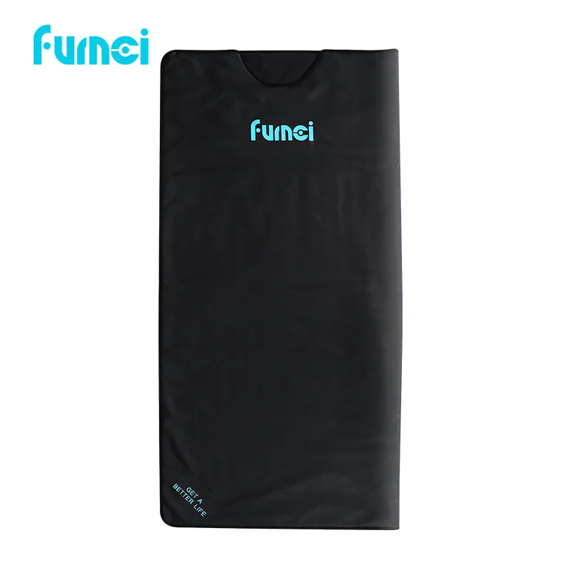 FUMEI infrared sauna blanket with stones red light salon leds sauna slimming blanket