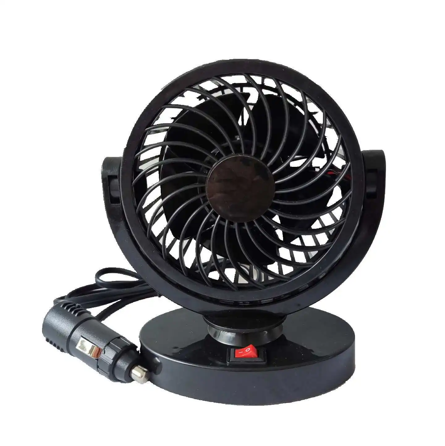 Universal electric 5vUSB12v/24v cigarette lighter fan car single head cooling fan