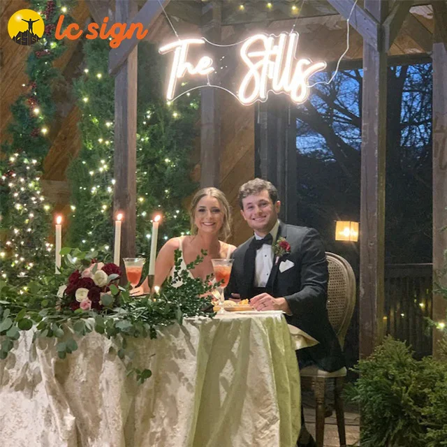 Custom Made Led Neon Wedding Letter Acrylic Neon Lights Home Decoration Neon Sign Custom