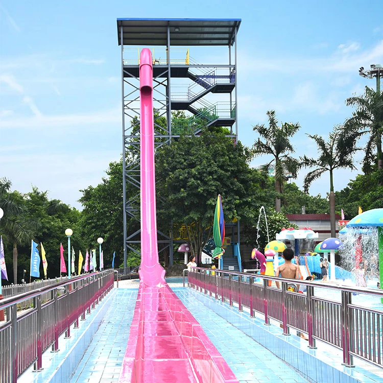 Great Fun Theme Park High Speed Water Slides Fiberglass Water Park Slides Factory In China For Sale