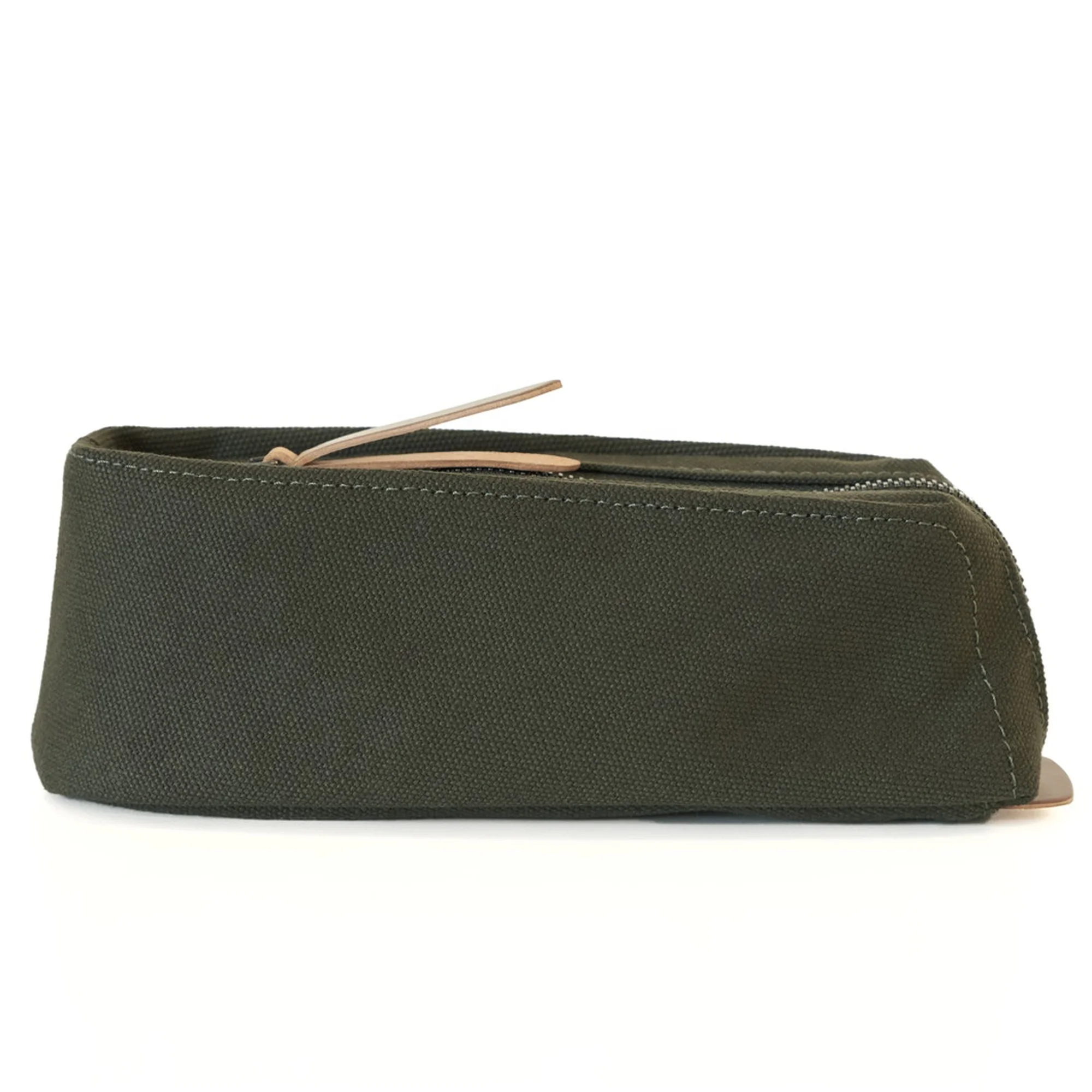 Customized Canvas Zipper Pencil Case Makeup Cosmetic Pouch Bags