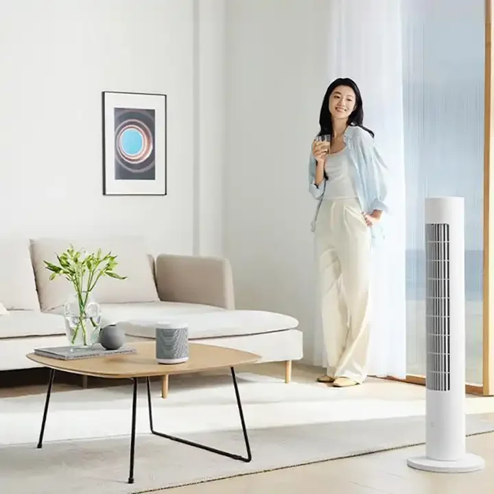 Xiaomi Mijia Smart DC Inverter Tower Fan 2 Soft Wind Quiet Energy-Saving AI Smart Voice Control DIY Exclusive Natural Wind