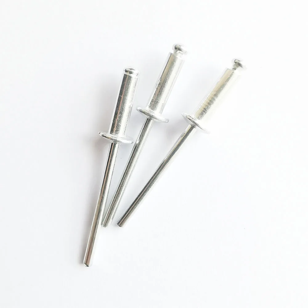 direct factory price zinc plated blind rivet sliver aluminum alloy steel accept customization