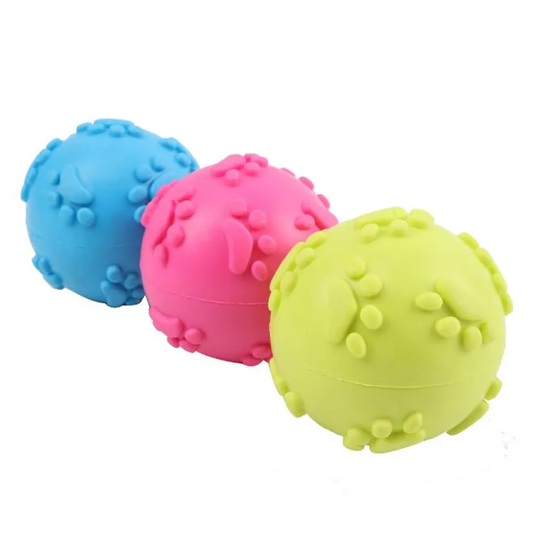 Hot Fashion Pet TPR ball Toys Dog Durable Chew Balls For Dogs Cats