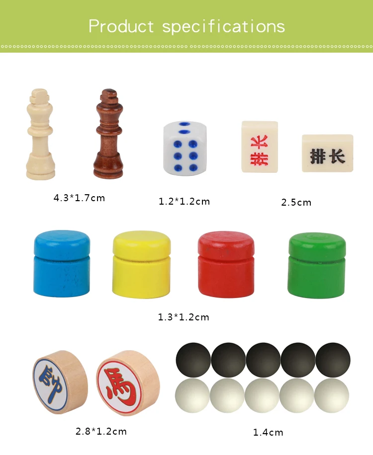  Деревянная многофункциональная игра шахматы шесть в одном продажа с завода детские деревянные домашние игрушки для детей 2020 году