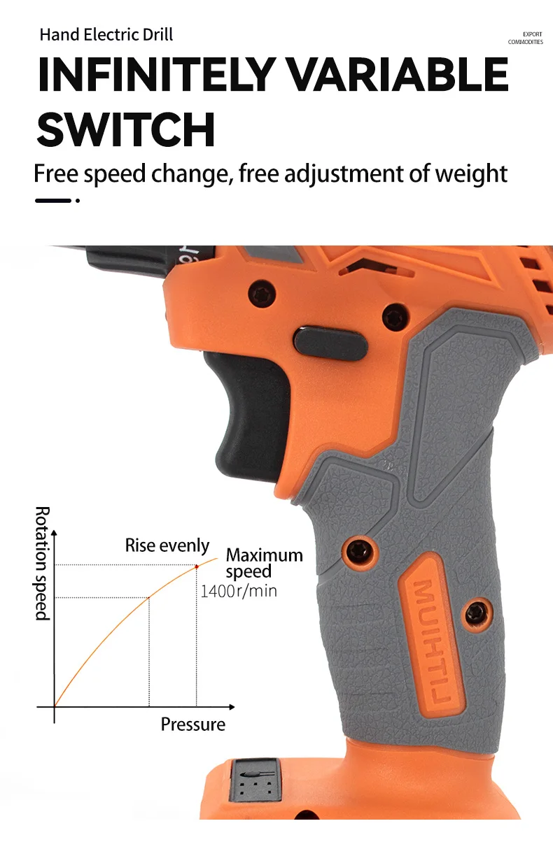 21v 2.0ah rotary cordless drill and screwdriver