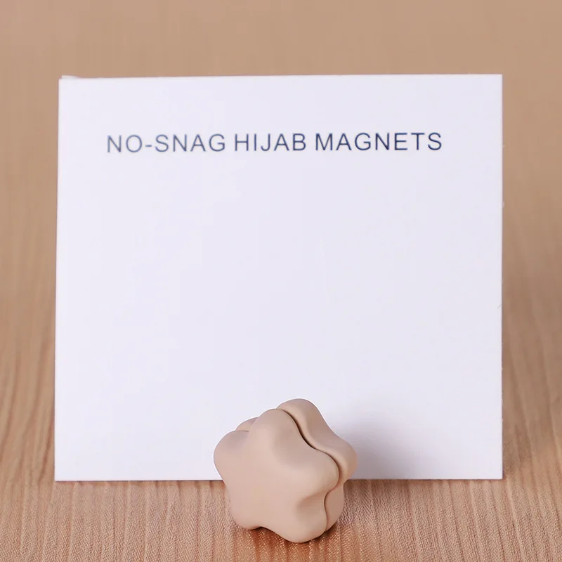 New Fancy Creative Heart Shape Magnetic Hijab Pins Muslim Women Star Brooch Scarves Pins Ladies Strong Magnet Hijab Pins Buckle