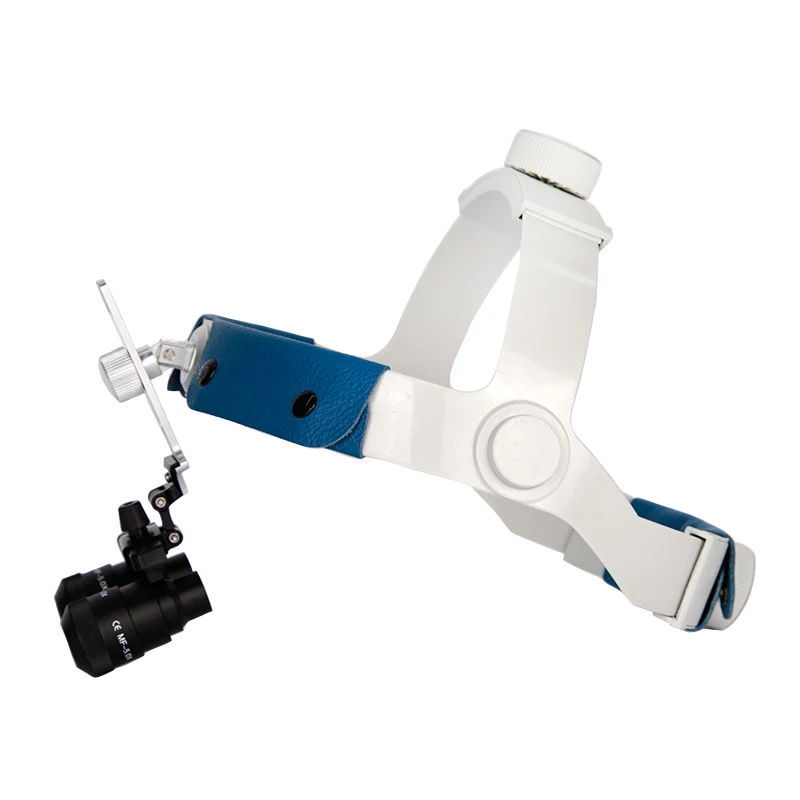 Headband Style Portable Dental Surgical Loupes  Ajustable Magnification(5.0-6.0X)