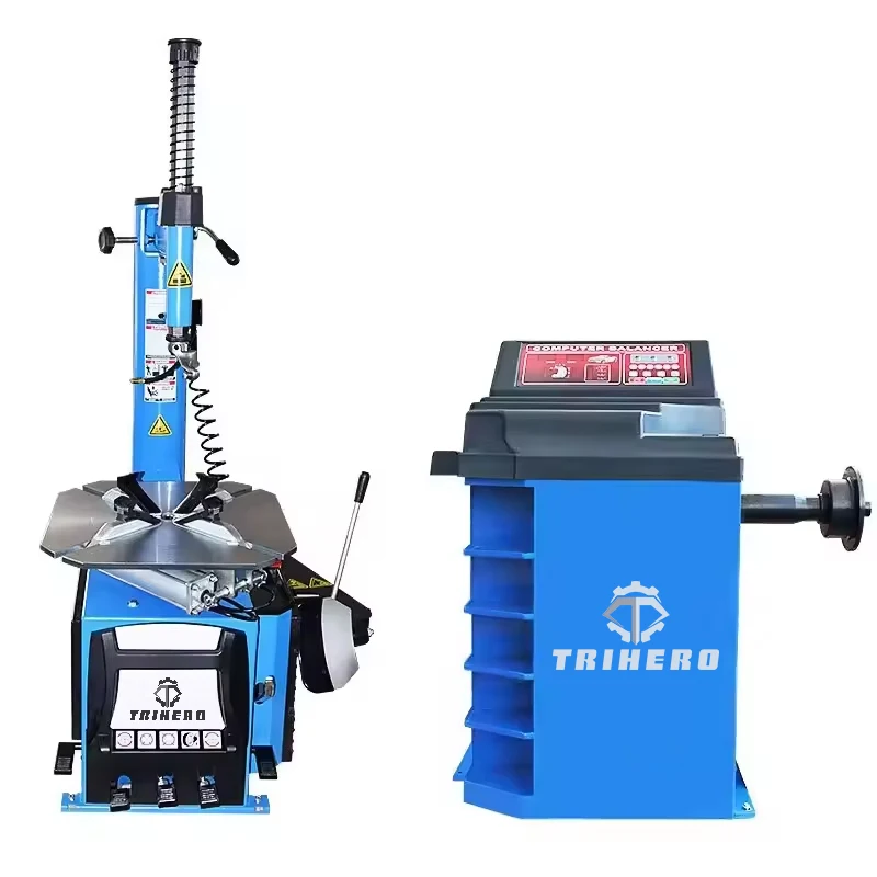 Car Tire Changer & Wheel Balancer combo for sale Swing Arm Auto Tire changing machine Wheel Balancing machine