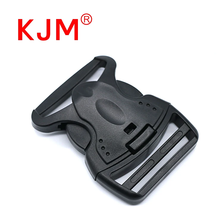 KJM 50mm Plastic Quick Side Release Belt Buckle Parts with Lock for Tactical Belt Backpack